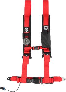Pro Armor 4-point 2-inch Auto-buckle Harness  Red