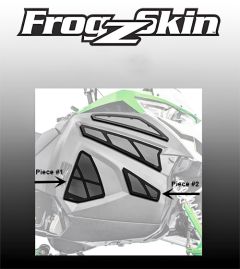 Frogz Skin Lower Exhaust Side Panel Vents 2/pc Front/rear Exhaust  Acid Concrete