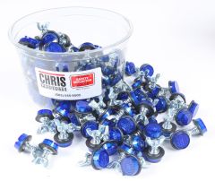 Chris Products Mini-reflectors Blue 150/pk  Blue