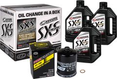 Maxima Sxs Quick Change Kit 10w-50 With Black Oil Filter  Acid Concrete