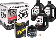 Maxima Sxs Quick Change Kit 10w-50 With Black Oil Filter  Black