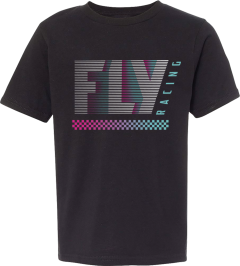 Youth Fly Racing Flex Tee Black Yl Youth Large Black
