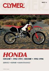 Clymer Repair Manual Honda Cr125/250r  Acid Concrete