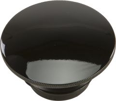 Harddrive Gas-gas Cap Screw-in Smooth Non-vented Gloss Black `96-20  Black