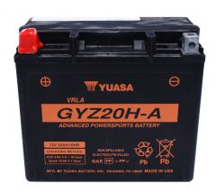 Yuasa Battery Gyz20h-a Sealed Factory Activated  Acid Concrete