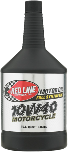 Red Line 4t Motor Oil 10w-40 1qt  Alpine White