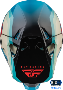 Fly Racing Formula Cp Rush Helmet Black/stone/dark Teal 2x 2X-Large Black/Stone/Dark Teal