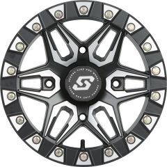 Sedona Split 6 Bdlk Wheel 14x7 4/110 5+2 (+10mm) Blk/machined  Black Machined