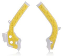 Acerbis X-grip Frame Guard White/yellow  White/Yellow