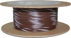 Namz Custom Cycle Products #18-gauge Brown/white Stripe 100' Spool Of Primary Wire  Brown/White