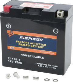 Fire Power Battery Ct14b-4 Ct14b Sealed Factory Activated  Alpine White