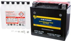 Fire Power Battery Ctx14l-bs Maintenance Free  Acid Concrete