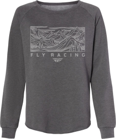 Women's Fly Racing Trail Sweatshirt Charcoal 2x 2X-Large Charcoal