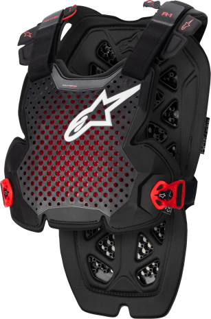 Alpinestars A-1 Chest Protector White/black/red Xl/2x