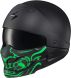 Scorpion Exo Covert Face Mask Samurai Glow In The Dark Green  Glow Green