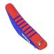 D-cor Seat Cover Blue/red W/ribs  Blue/Red