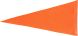 Safety Pennant Only  Alpine White