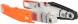 Acerbis Teketmagnet Swingarm Protectors Ktm Orange  Orange