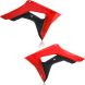 Acerbis Radiator Shroud Red/black  Red/Black