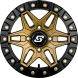 Sedona Split 6 Bdlk Wheel 14x10 4/156 5+5 (0mm) Bronze  Bronze/Black