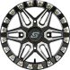 Sedona Split 6 Bdlk Wheel 15x6 4/137 5+1 (+38mm) Blk/machined  Black Machined