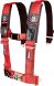 Pro Armor 4-point 2-inch Harness With Sewn In Pads  Red